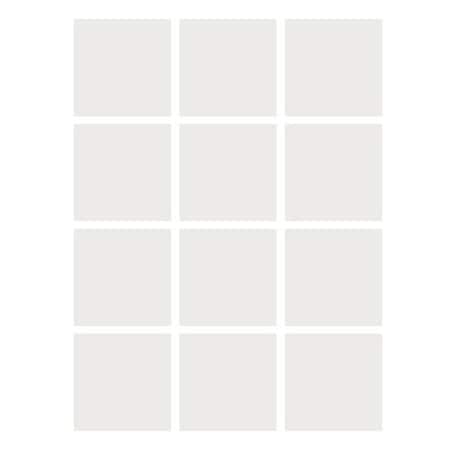 Flipside Dry Erase Stickables with Dry Erase Marker, White, 4in x 4in, 26PK 92244